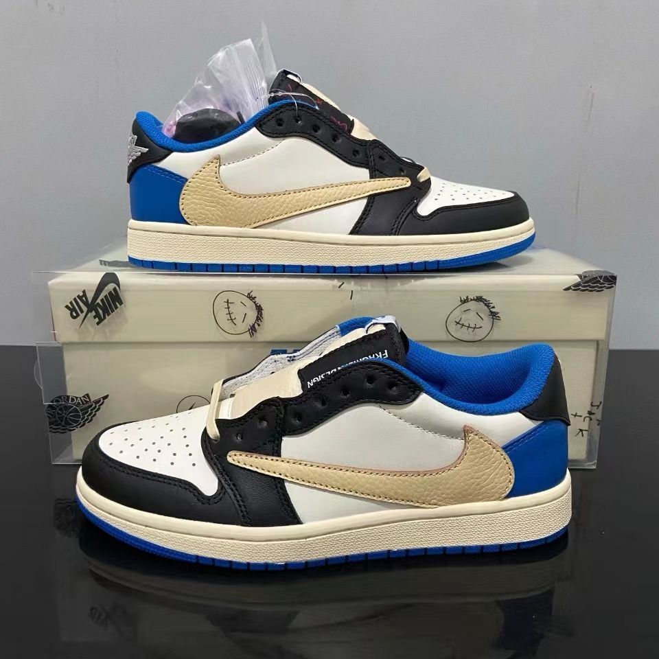 Travis Scott Fragment Nike Air Jordan 1 - メルカリ