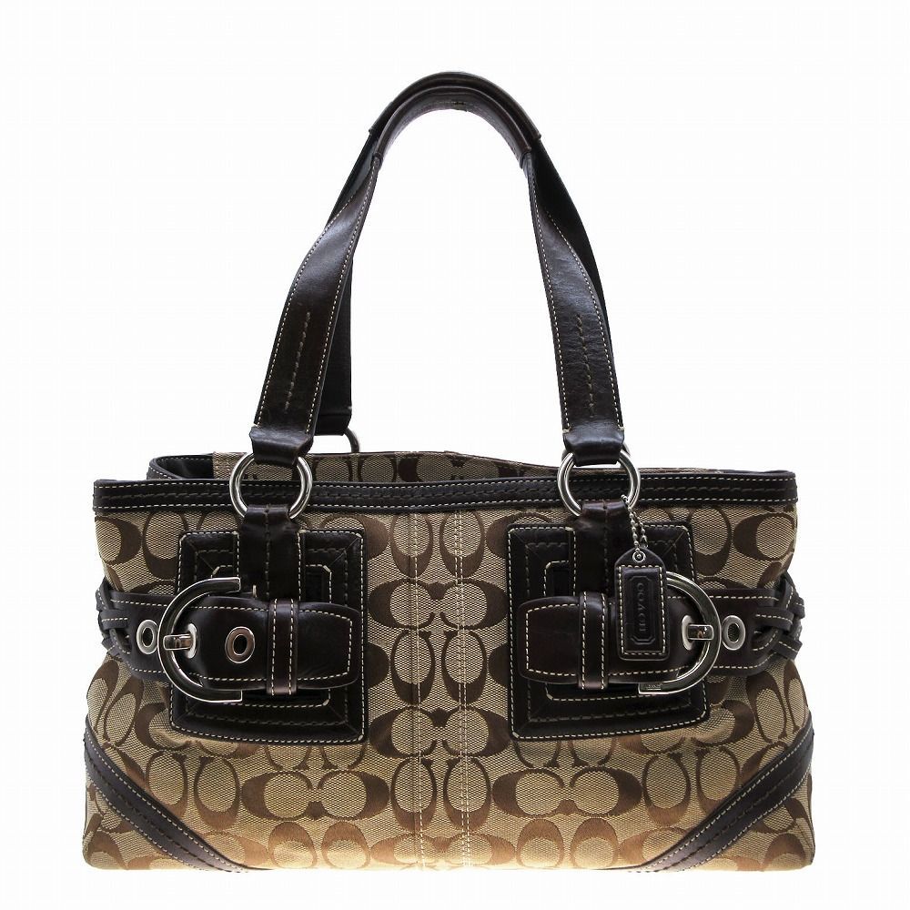 COACH コーチ シグネチャー トートバッグ ショルダーバッグ 肩掛け 