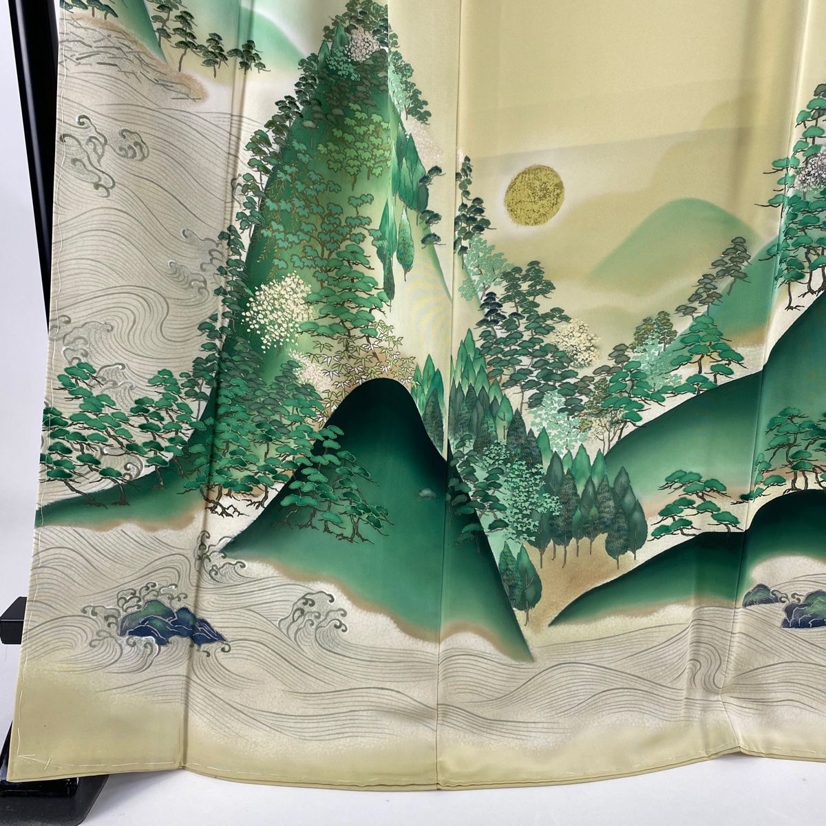 平和屋本店□極上 夏物 訪問着 紗紬 更紗花唐草文 逸品 DZAA3893kh5  