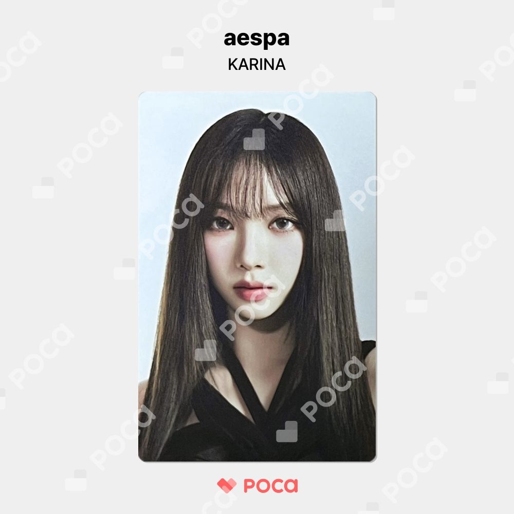 aespa カリナ KPOPMERCH トレカ aespa カリナ KPOPMERCH トレカの通販 by よう's shop｜ラクマ