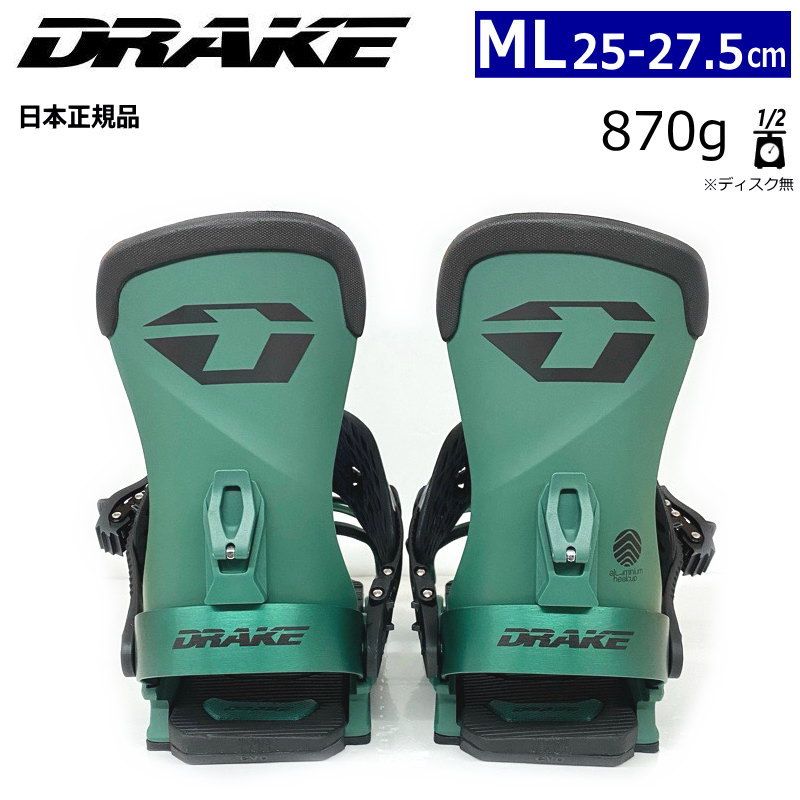 24-25 DRAKE RELOAD LTD カラー:GREEN BLACK MLサイズ ドレイク