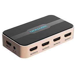 VENTION 1 In 4 Out HDMI Splitter Black AC-2496