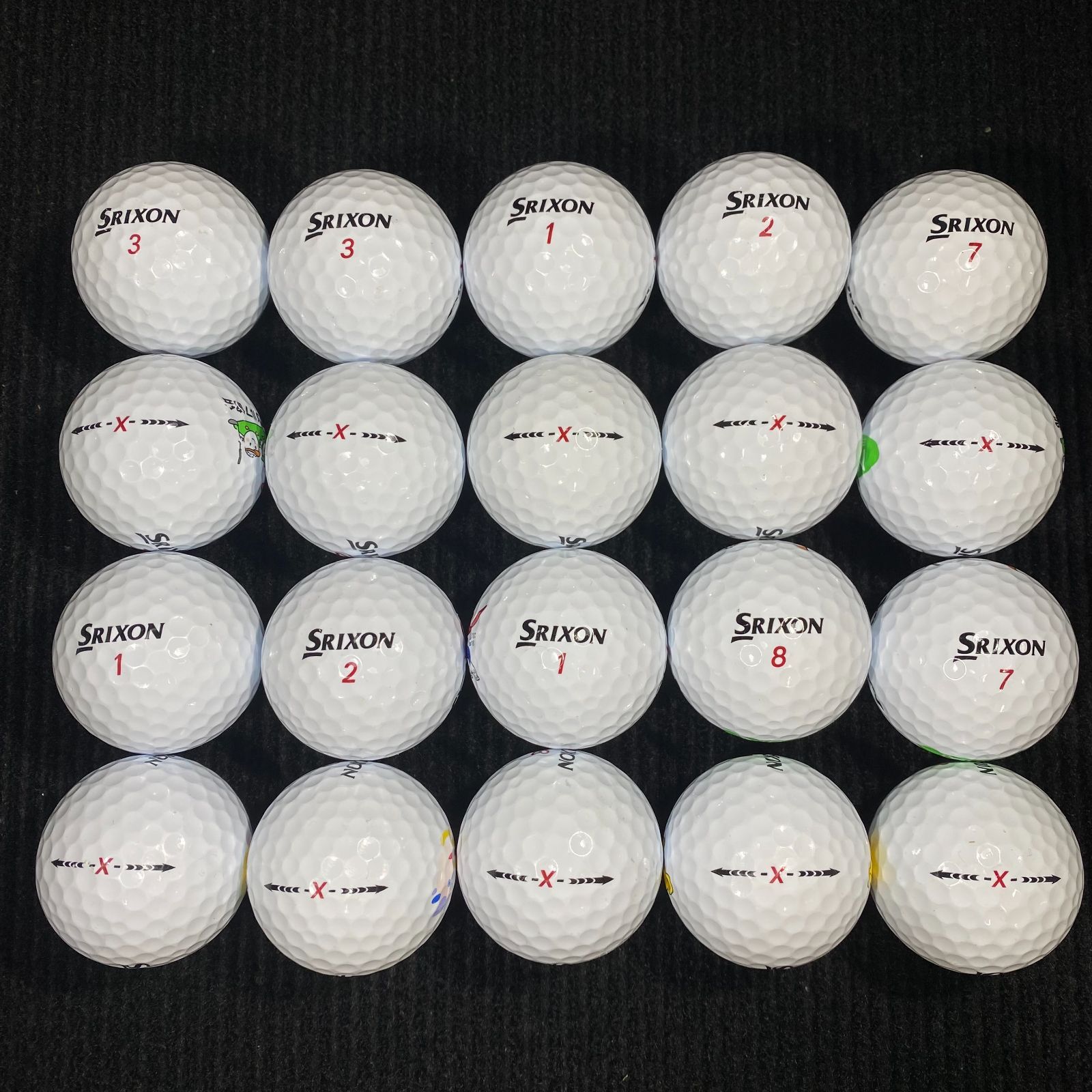 新品（値段交渉有り）Srixon ゴルフバッグ　白　ゴルフボールセット NEW スリクソン Z-STAR ◇ DIAMOND ホワイト 1ダース（12個入り