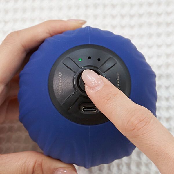 ファイテン お疲れス球 ミントブルー 振動リラックスボール 匿名配送