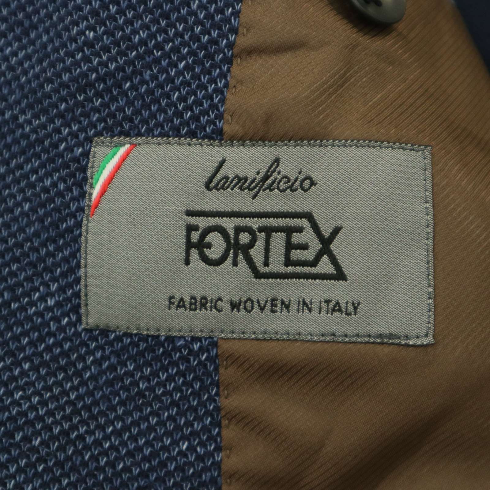 SUIT SELECT イタリア 生地 FORTEX テーラードジャケット 麻 SUIT SELECT スーツセレクト 通年 背抜き イタリア製生地