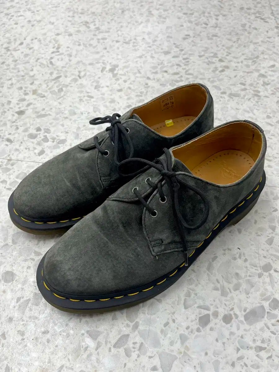 DR. MARTENS ドクターマーチン 3 笏 21471 スエード グレー 260