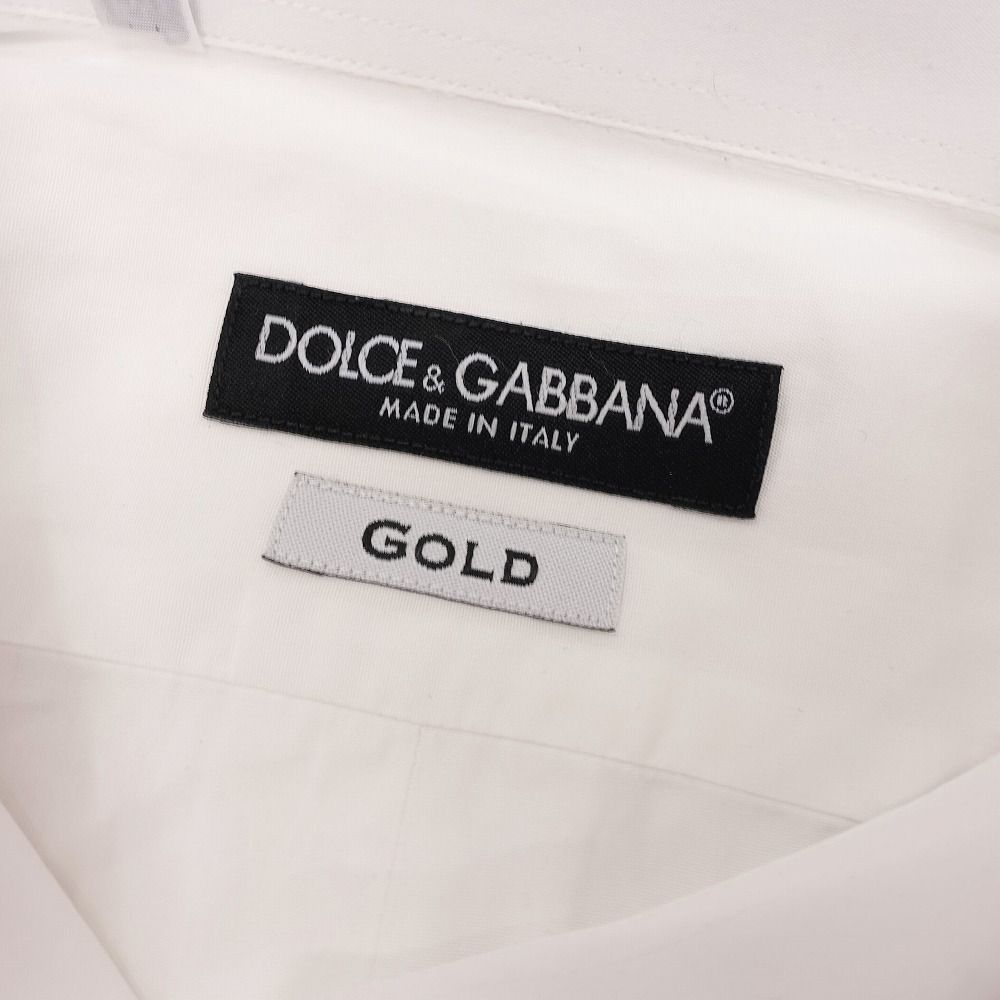 【ドルチェアンドガッパーナ/D＆G】長袖ロングTシャツ　ロゴ　総柄 ホワイト ドルチェアンドガッパーナ/D＆G】長袖ロングTシャツ ロゴ 総柄