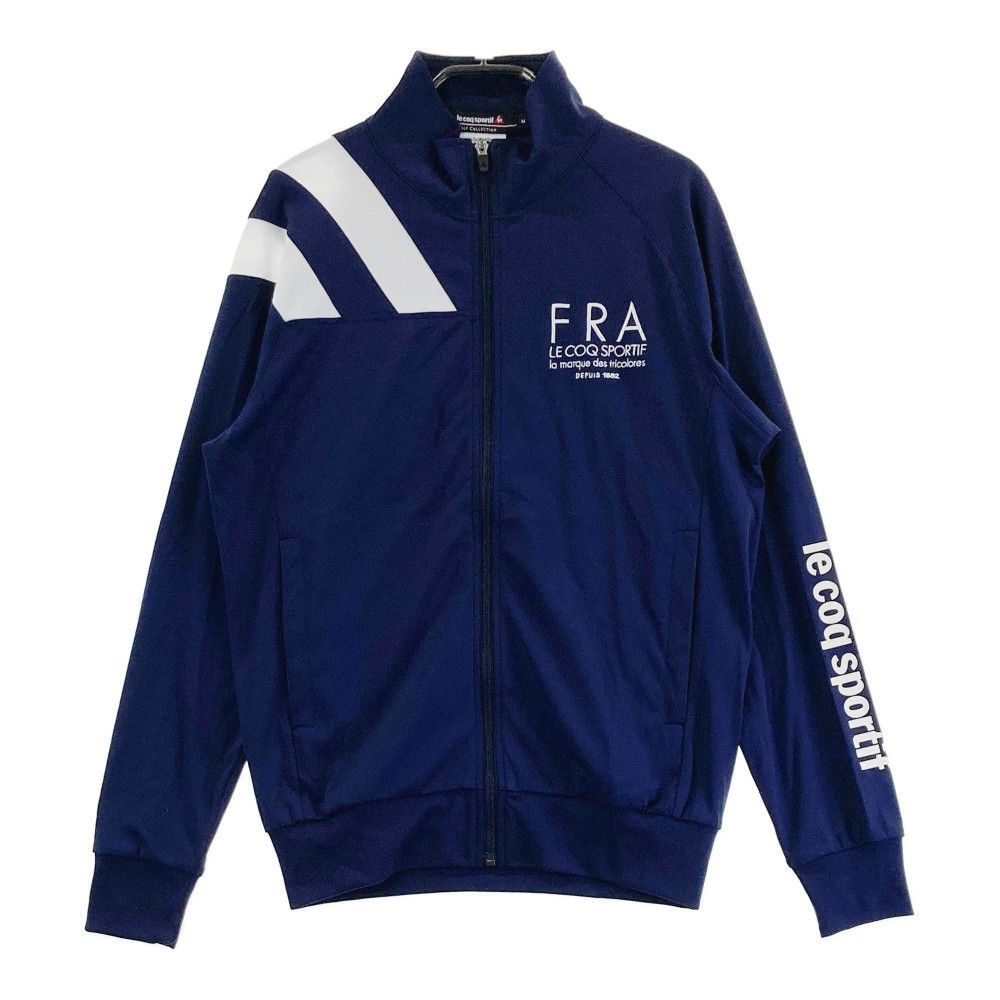 サイズ：M LE COQ GOLF ルコックゴルフ 2023年モデル 長袖 ジップジャケット  ネイビー系 [240101446206] ゴルフウェア メンズ ストスト サイズ：M LE COQ GOLF ルコックゴルフ 2023年モデル 長袖