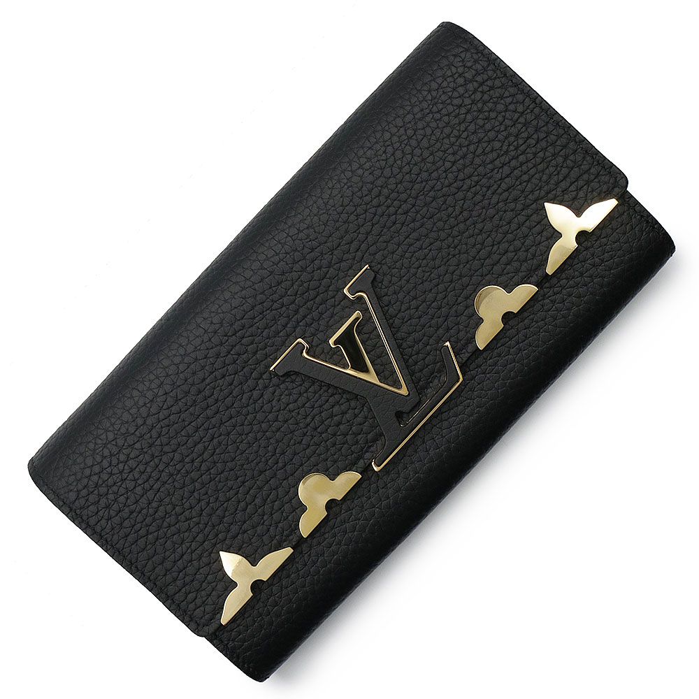 ルイ ヴィトン ポルトフォイユ カプシーヌ 二つ折り長財布 トリヨン  