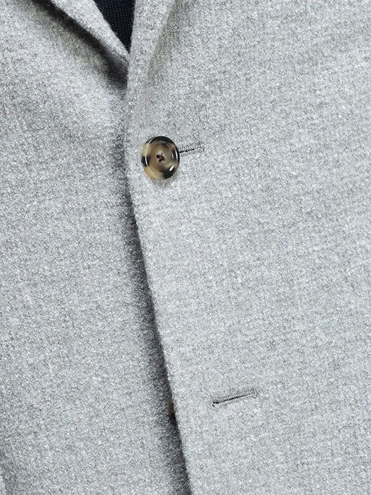 LARDINI ラルディーニ ブークレ シルクカシミヤブレンド シングル ジャケット KANDAIZUMI_COM