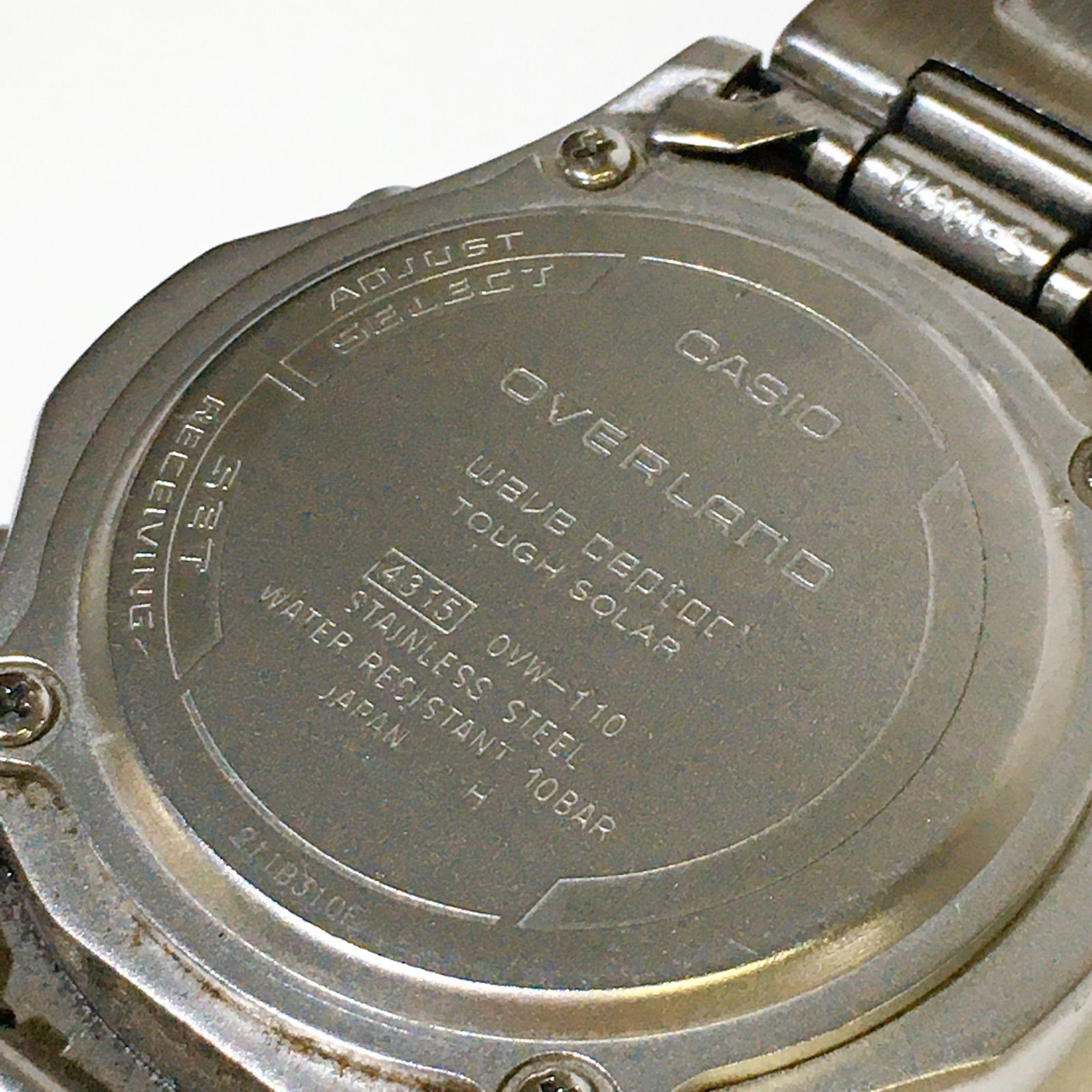 ジャンク】CASIO OVERLAND カシオ オーバーランド 腕時計 4315 OVW-110
