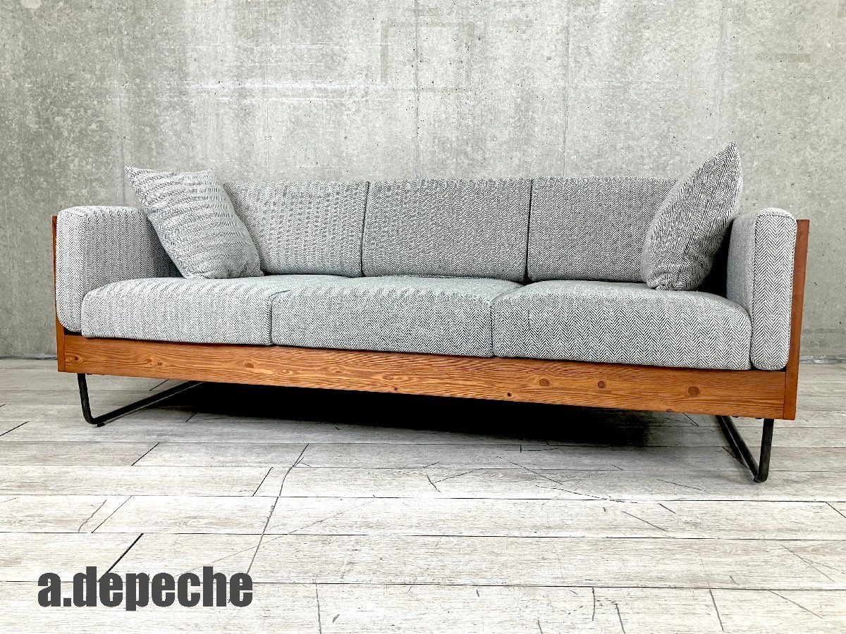 アデペシュ WARM 3 seat sofa アデペシュ ウォーム3シートソファ a