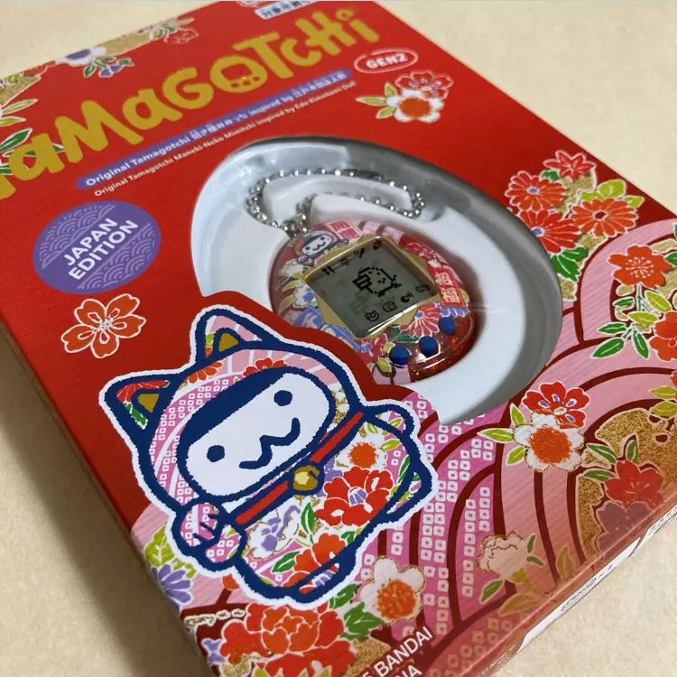 たまごっち Original Tamagotchi 招き猫みみっち inspired by 江戸木目込人形