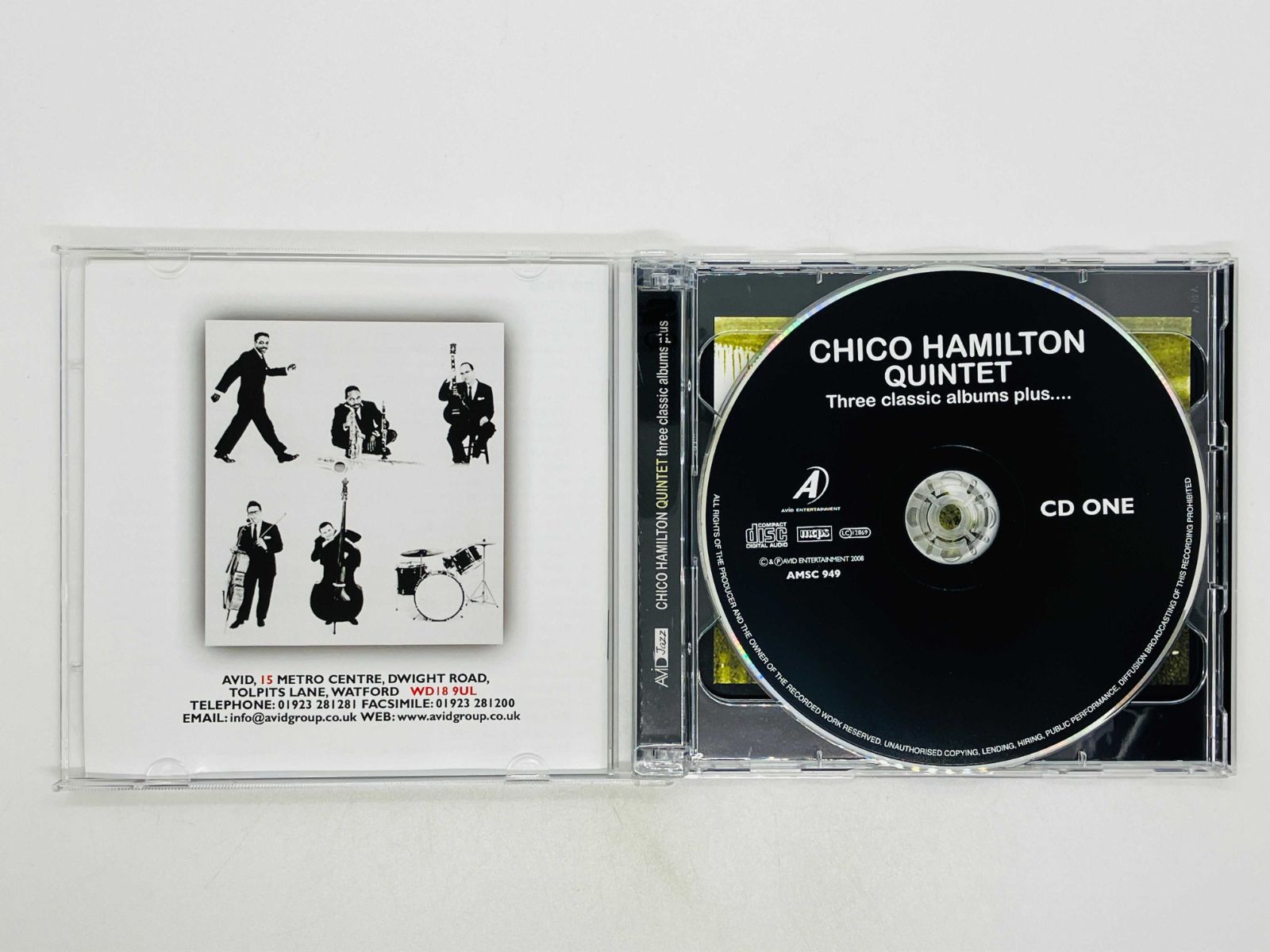 2CD Chico Hamilton Quintet / Three Classic Albums plus / チコ