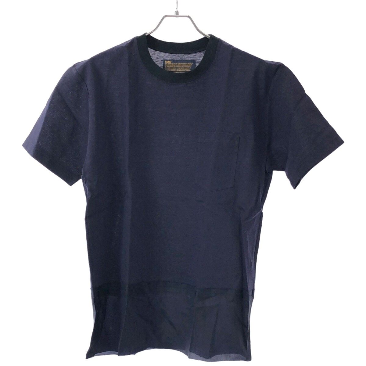 kolor カラー 15SS キュプラ切り替えTシャツ 15SCM-T27202S ネイビー系 1