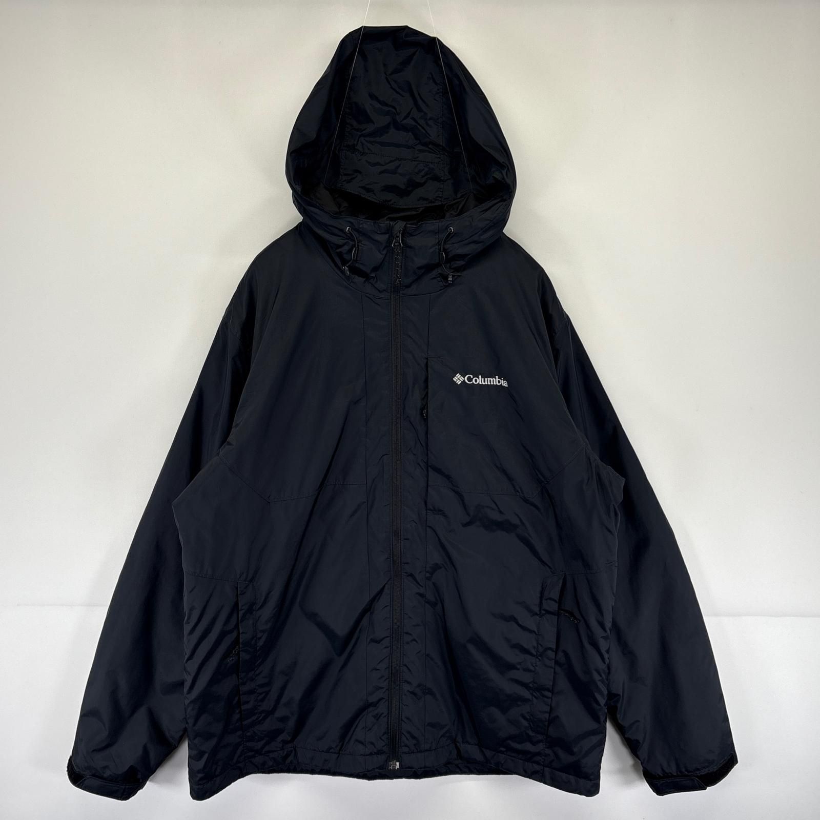 古着 コロンビア Columbia ナイロンジャケット パーカー ワン