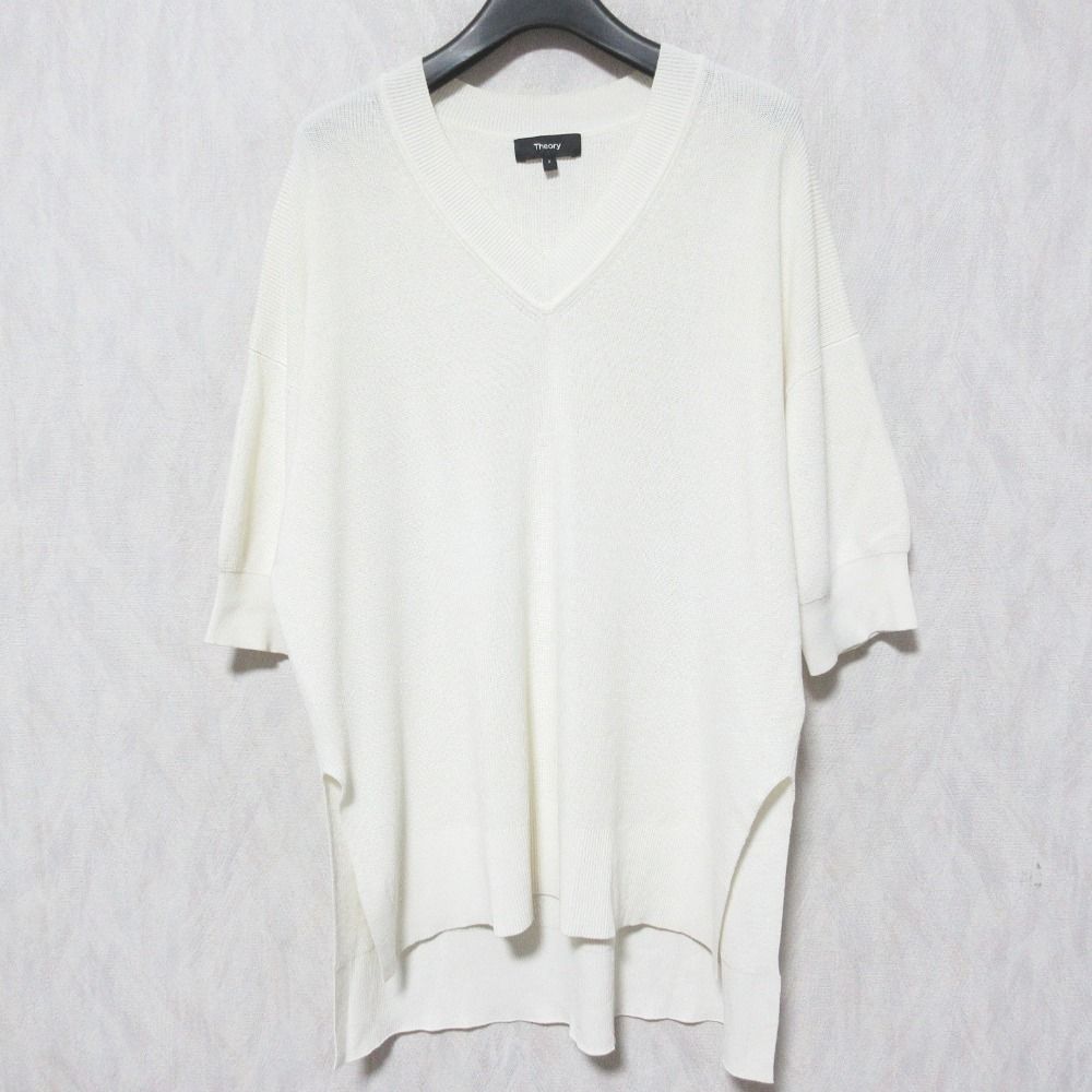 Theory - Theory セオリー ニット・セーター S 白 【古着】【中古】 Theory（ニット/セーター）のフリマアイテム一覧