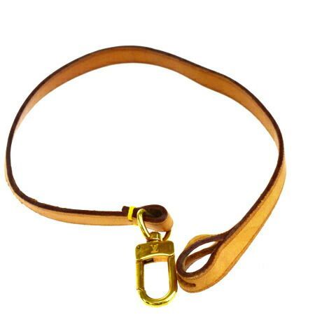 【中古】 ルイヴィトン LOUIS VUITTON バッグ用 ハンドストラップ ブラウン レザー 03BG106