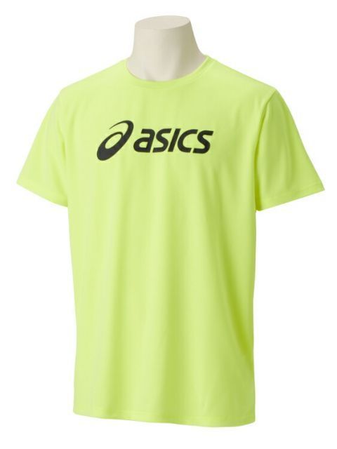 asics アシックス ES DRY SPAIRAL LOGO SS SH フラッシュイエロー 2XL 2031E020 750 | スポーツ メンズ 2XL イエロー 服 衣類 衣料品ウェア ウエア トップス シャツ Tシャツ 半袖 ドライ 吸汗速乾 リサイ