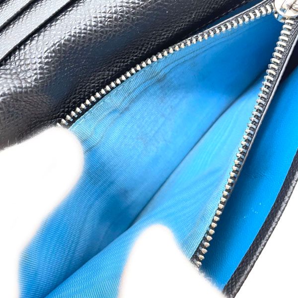 ブルガリ 長財布 ブルガリブルガリ マン 二つ折り長財布 グレインレザー ブラック 黒 30398 BVLGARI レザー 革 ファスナー長財布 財布 ロングウォレット ウォレット サイフ メンズ 紳士 男性 き