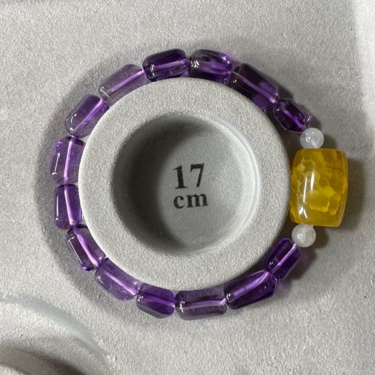 龍紋瑪瑙多宝天珠 人氣17CMブレスレット 本物ハンドメイド・手芸 - 龍紋瑪瑙多宝天珠 人氣17CMブレスレット