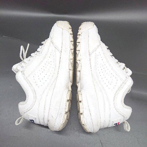 ◇ Θ FILA フィラ 厚底 スニーカー サイズUS7 ホワイト メンズ E