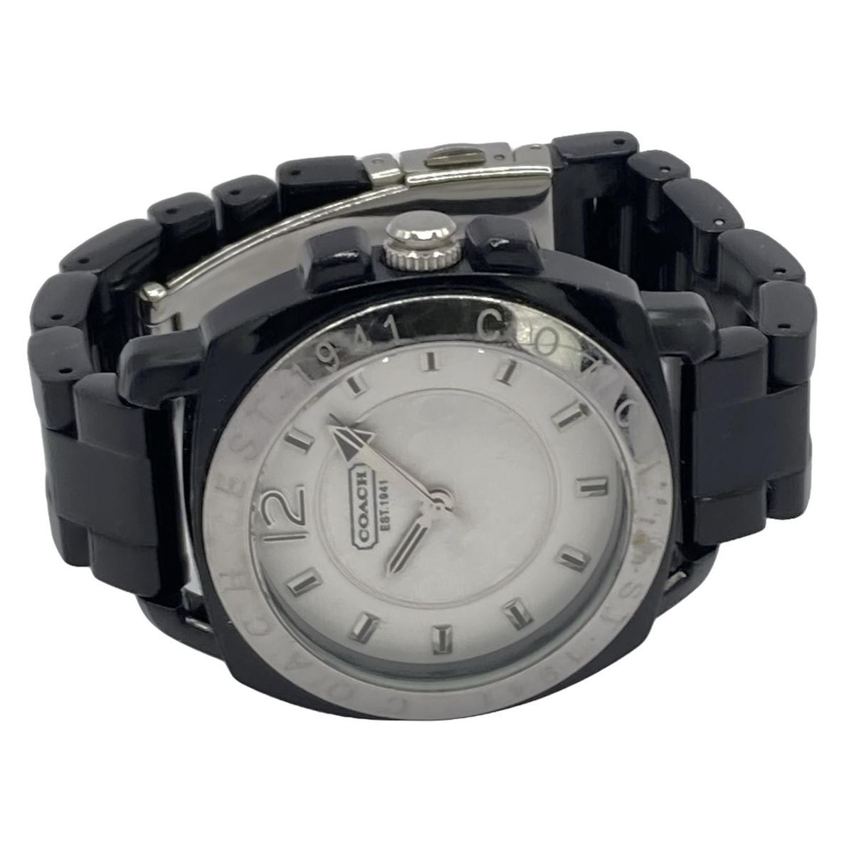 COACH コーチ 腕時計 ボーイフレンド CA.09.7.29.0497 ボーイズ 白