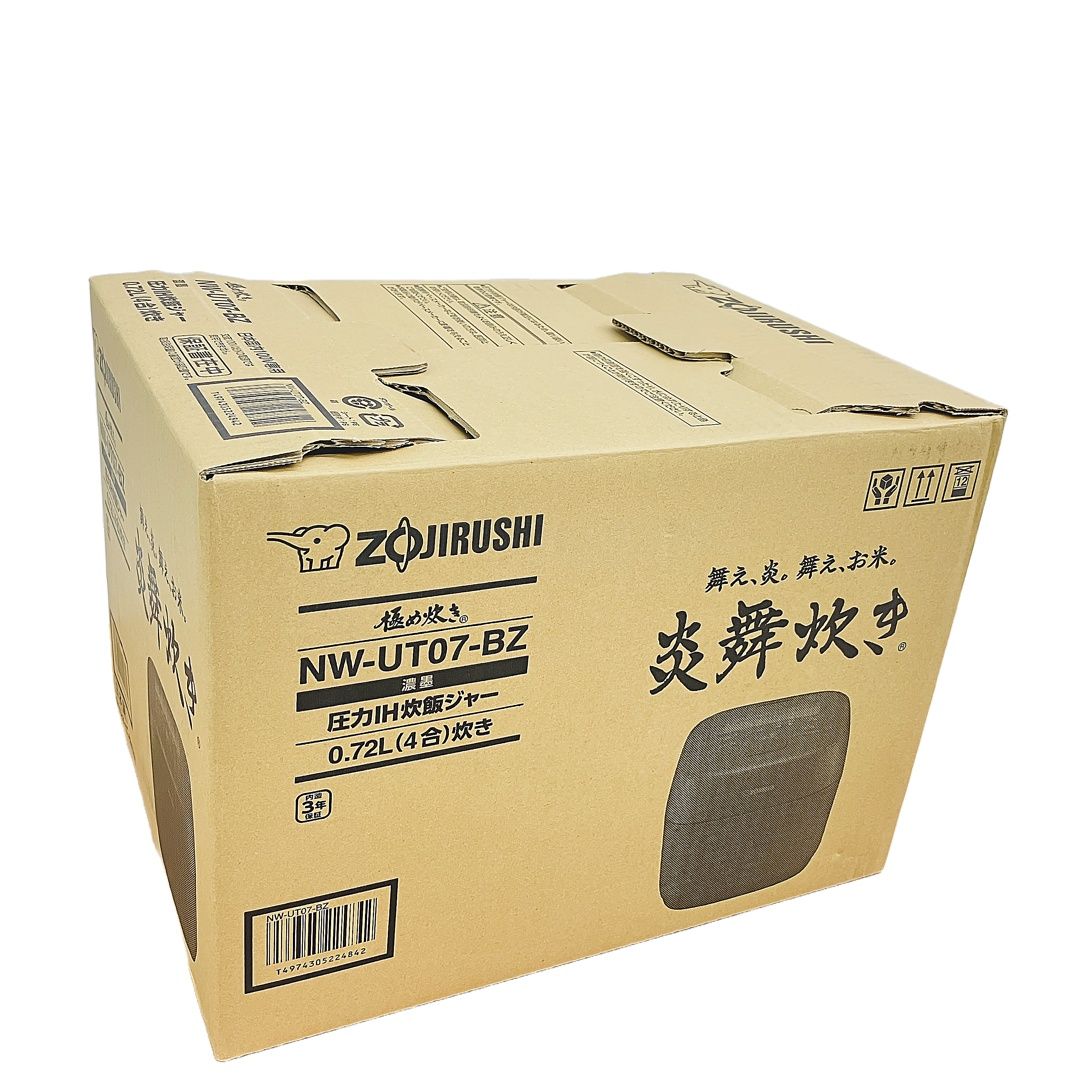 象印 NW-UT07-BZ 圧力 IH 炊飯ジャー 炊飯器 製 炎舞炊き 4合炊き ZOJIRUSI ♥ C10442246