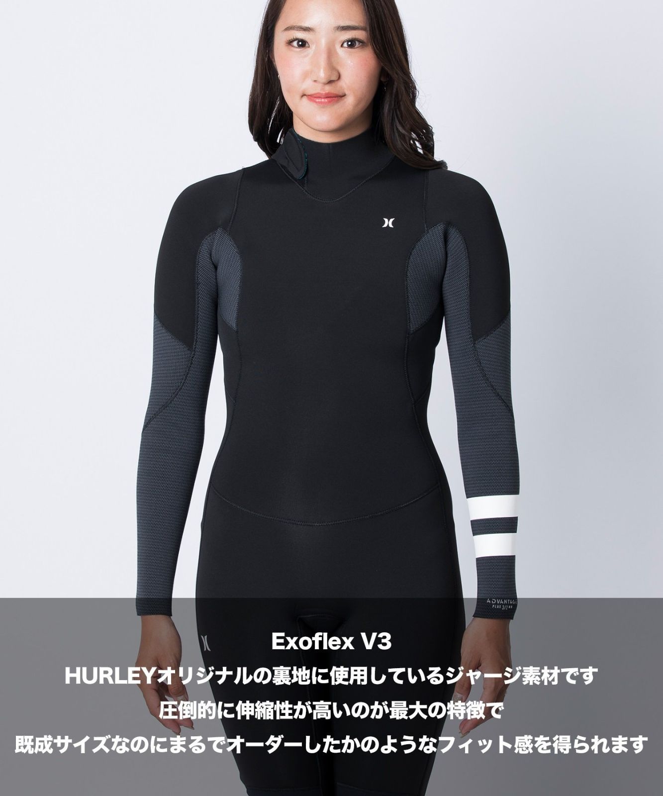 個性 ムラスポOUTLET公式 Hurley ハーレー ADVANTAGE PLUS 3×2mm GZFLAD25 レディース ウェットスーツ フルスーツ サーフィン ムラサキスポーツ OUTLET アウトレット 旧型