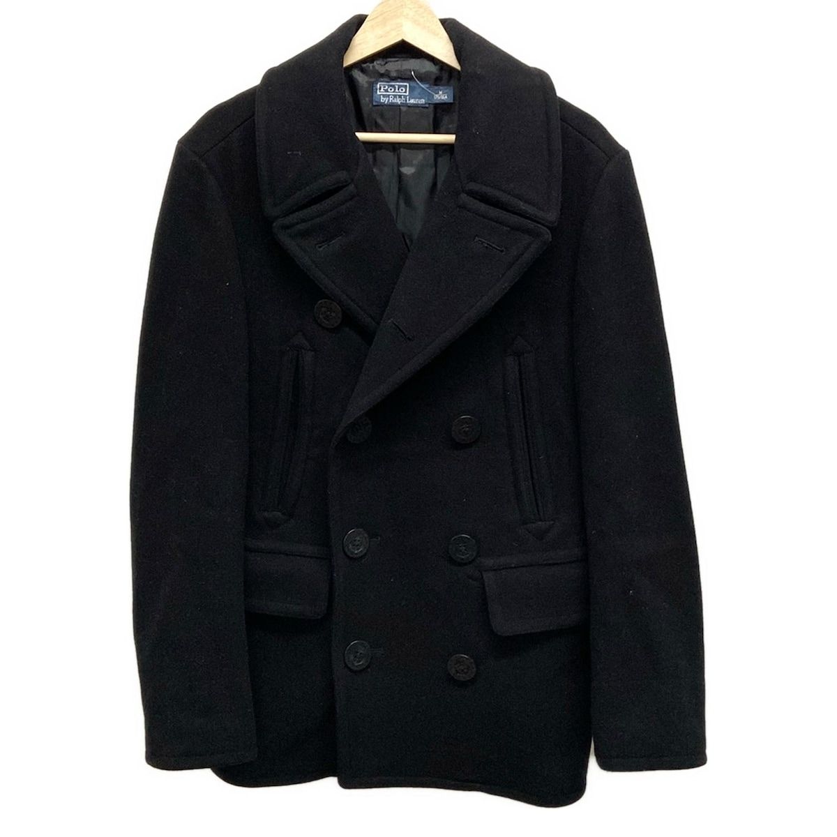 POLObyRalphLauren ポロラルフローレン Pコート サイズM レディース - 黒 長袖|秋|冬