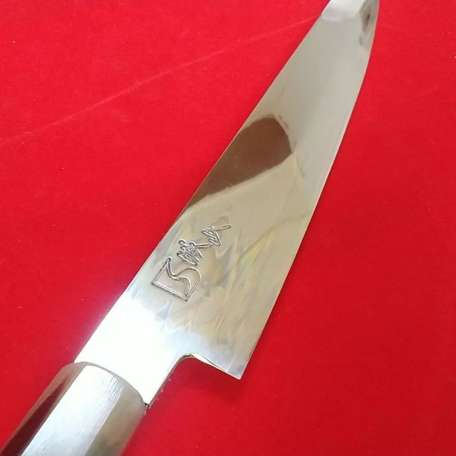 黒檀上下白水牛柄