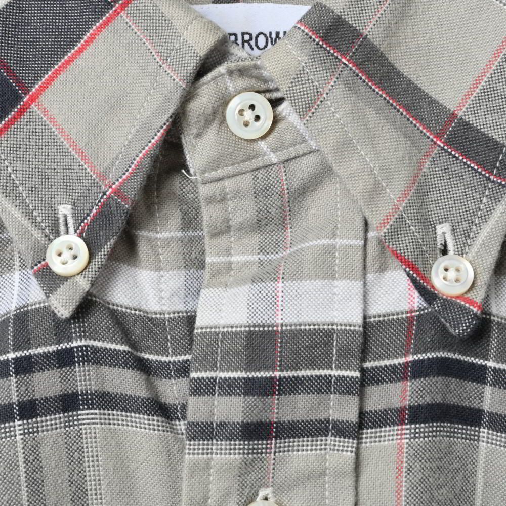 THOM BROWNE ボタンダウン チェック シャツ 3 楽天市場】THOM BROWNE(トムブラウン) サイズ:2 ボタンダウン