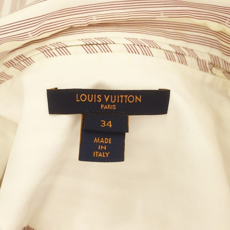 ルイヴィトン LOUIS VUITTON RW212WDR3FLB 20SS モノグラム ストライプ 2WAY ブラウス ボウタイ 34 赤 白 /MI ■OS レディース ルイヴィトン LOUIS VUITTON RW212WDR3FLB 20SS モノグラム