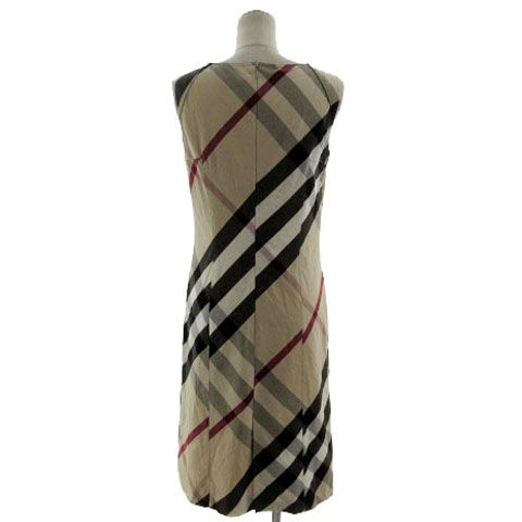 【美品】Burberryバーバリー　ノースリーブワンピース　80cm BURBERRY - 美品 バーバリー ロンドン BURBERRY LONDON