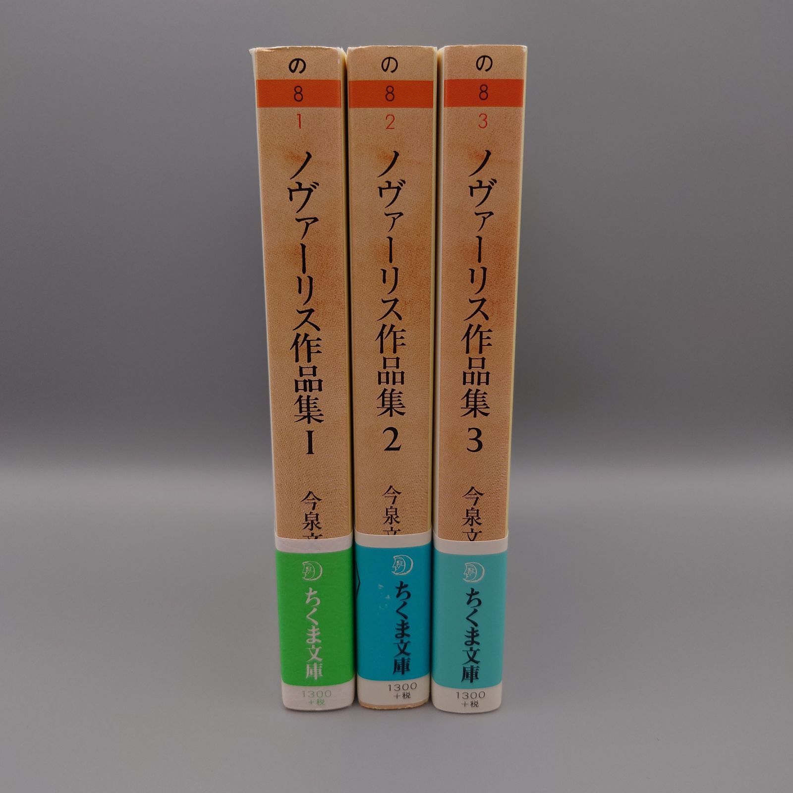 ノヴァーリス作品集 Ⅰ～Ⅲ ノヴァーリス著 今泉文子訳 ちくま文庫