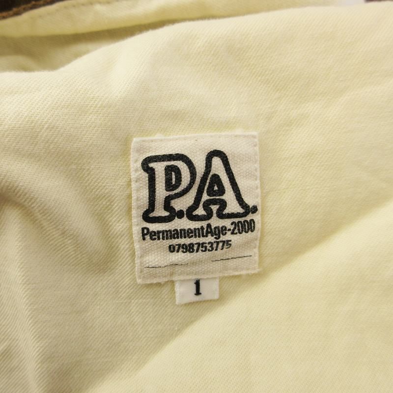 パーマネントエイジ Permanent Age ワイドパンツ ストレート