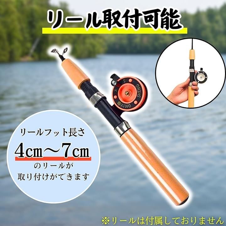 CHASO 釣り竿 セット 75cm コンパクトロッド 振り出しロッド 穴釣り ワカサギ サビキ 小物 短い 小型 釣竿 子供 キャンプ( ブラック,  全長:75cm 収納時:32cm) - メルカリ