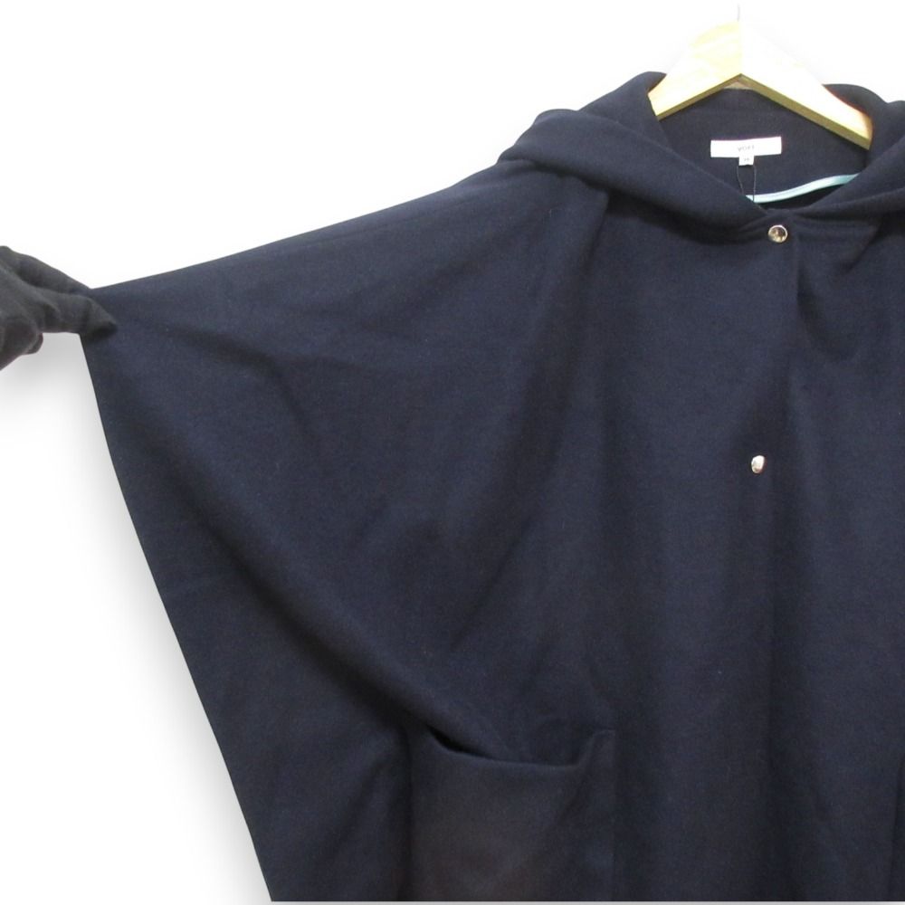 ヨリ yori ネイビー ポンチョコート 36