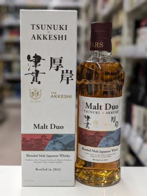厚岸×津貫　カパッチリカムイ&Malt Duo 2本セット 楽天市場】マルスウイスキー モルトデュオ 津貫×厚岸 51度 700ml