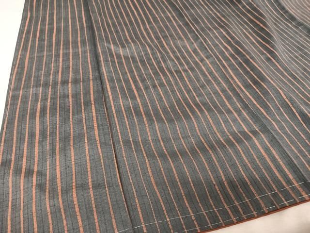 平和屋着物○上質な紬 竜巻絞り文様 正絹 逸品 未使用 AAAX0273np 平和