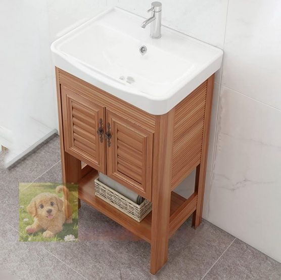 洗面台 手洗い器 家庭用 流し台 洗面化粧台 洗面ボウル バルコニーセラミックペデスタルベイスン 洗面器 浴室用51CM