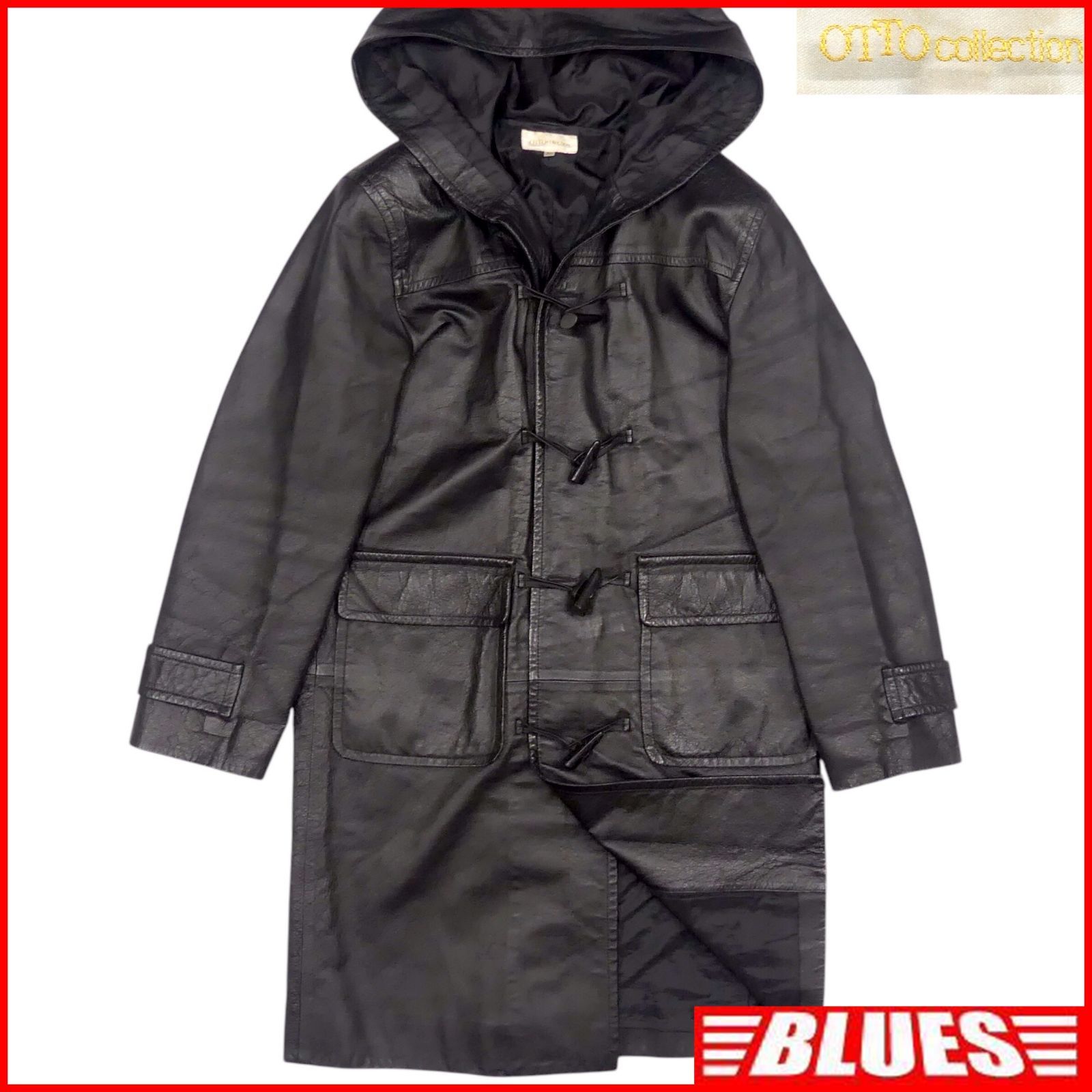 OTTO Collection オットーコレクション ダッフルコート レザー 本革 M 