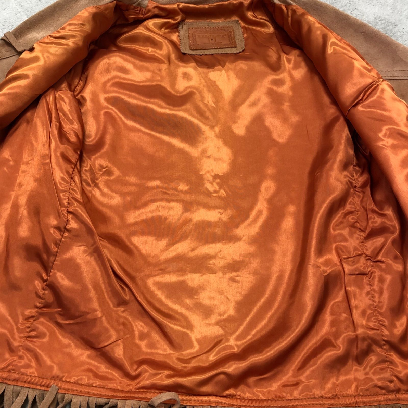 DEP'T メキシコ製 レザージャケット ウエスタンジャケット フリンジ