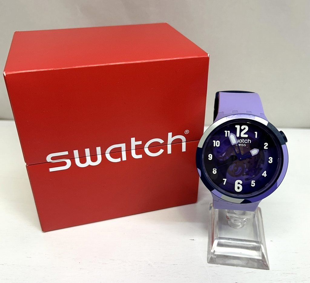 s24t-0182a【中古】Swatch スウォッチ LOOK RIGHT THRU VIOLET