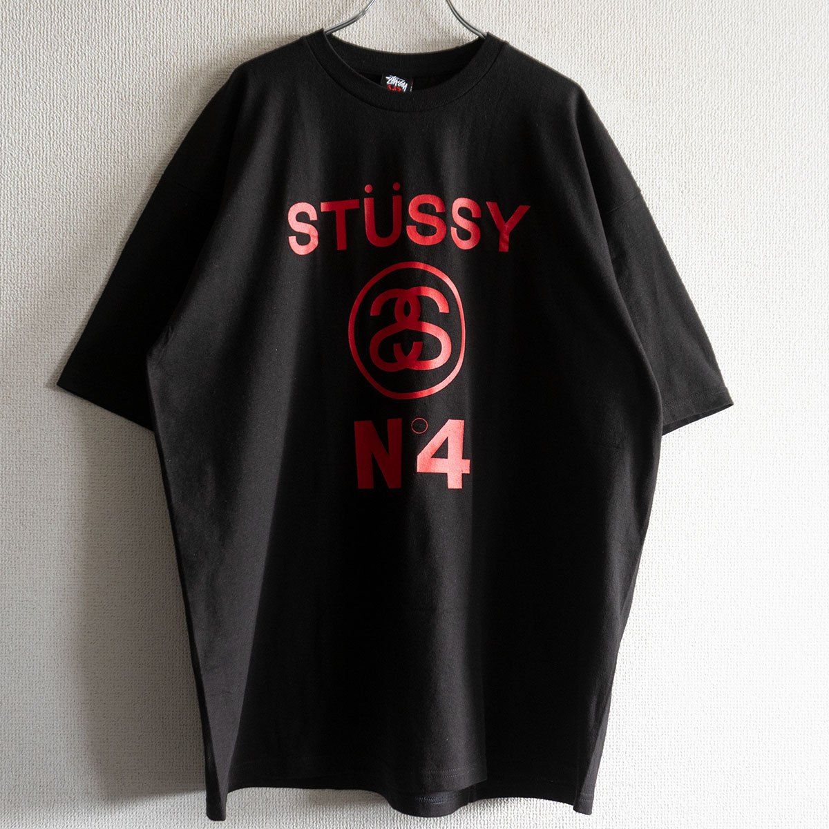 USA製 古着 00's ステューシー フットボールシャツ Tシャツ 黒 USA製 古着 00's ステューシー フットボールシャツ Tシャツ 黒