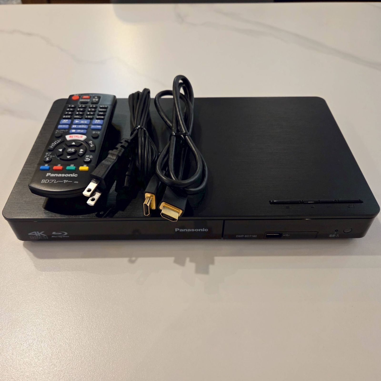 Panasonic パナソニック ブルーレイプレーヤー DMP-BDT180 4Kアップコンバート対応 ネット動画対応
