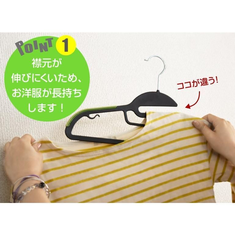 ハンガー すべらない 滑らない 100本組 襟が伸びない ランドリー 選べる18色 プラスチック WWW_IBETON_RU