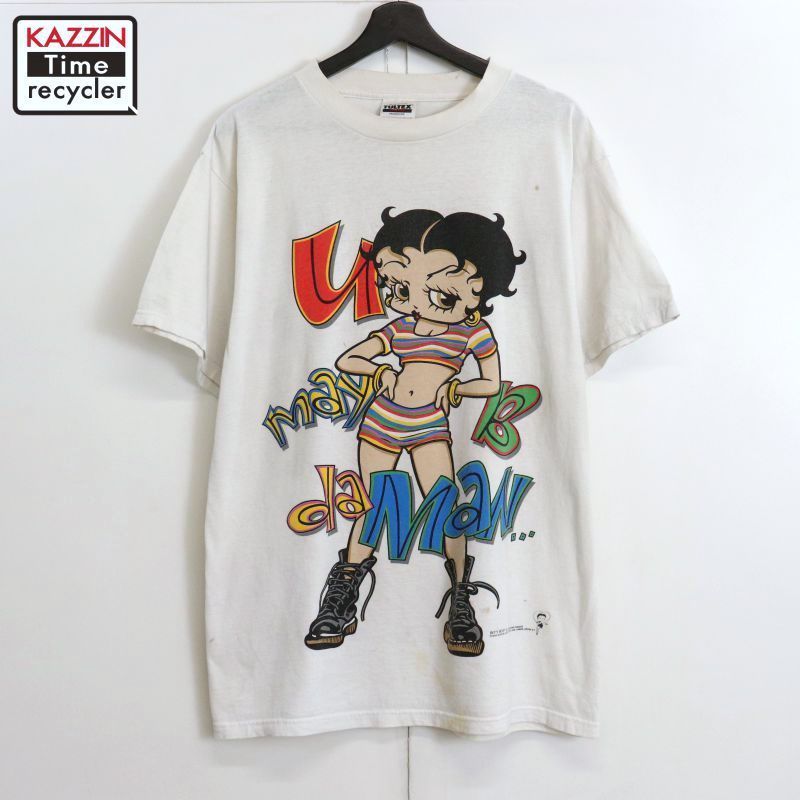 90s vintage ベティ・ブープ Betty Boop TULTEX 半袖Tシャツ