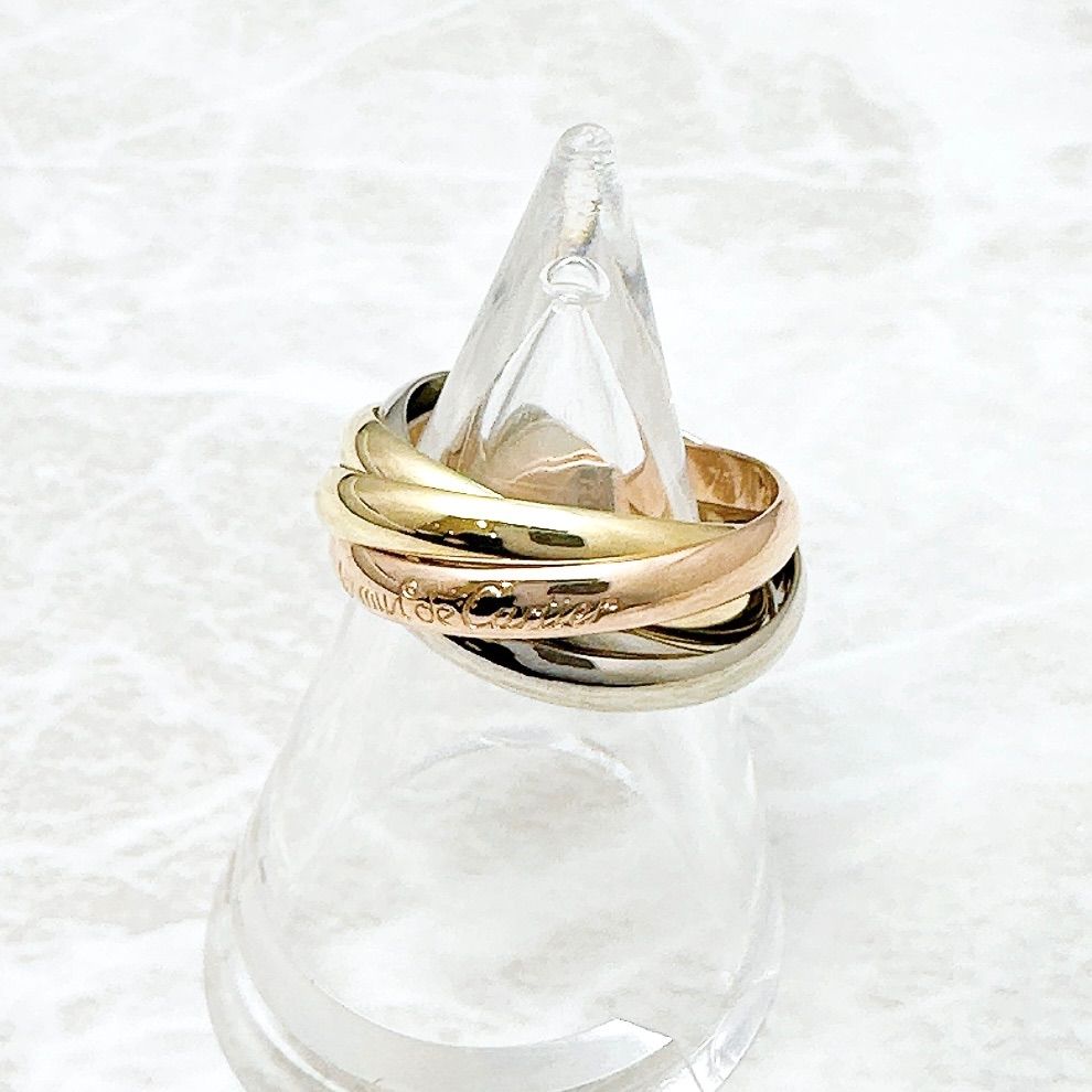 発送遅れます⭐︎カルティエ　Cartier トリニティ 5連　リング　49 9号 期間限定値下げ⭐︎カルティエ Cartier トリニティ 5連 リング