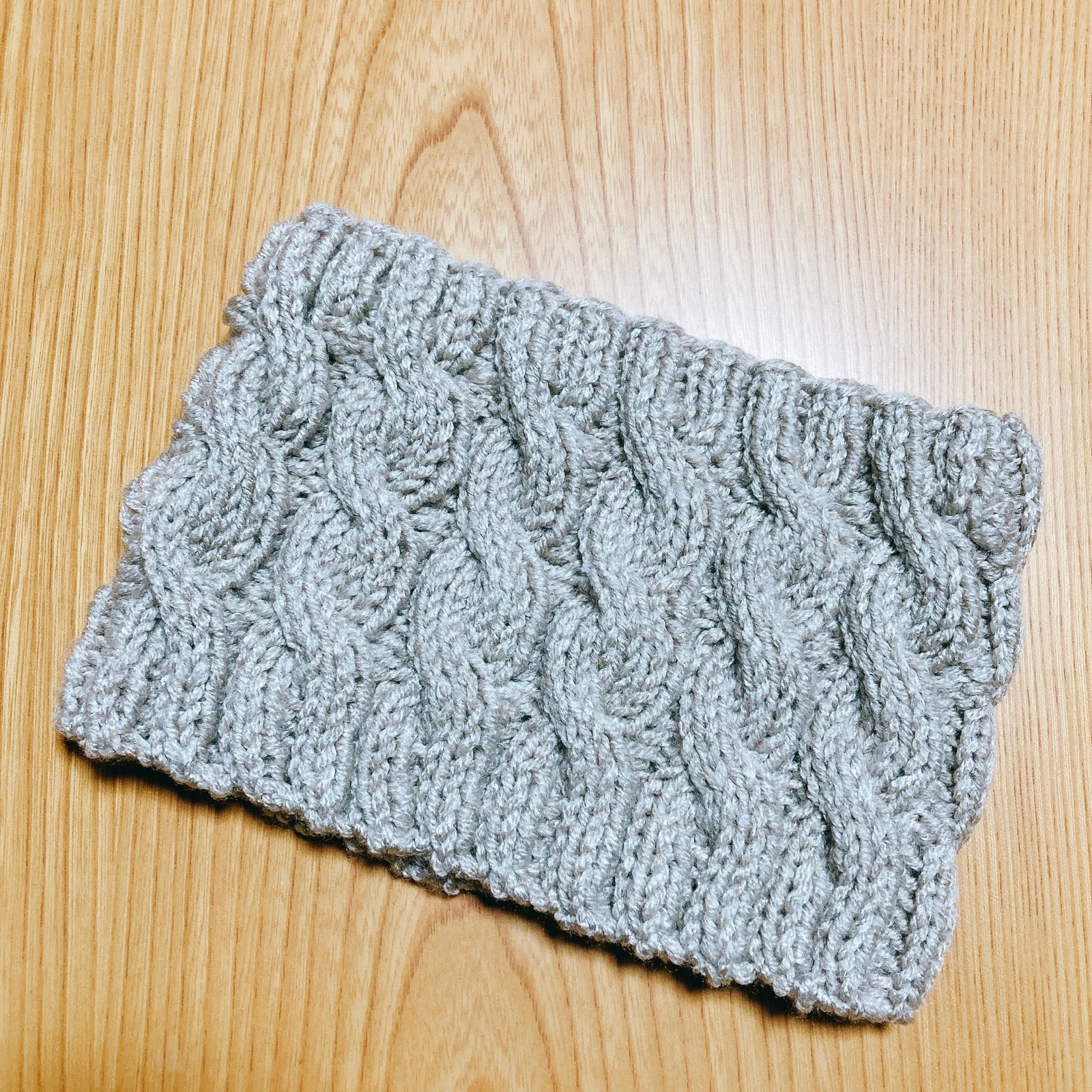 公式】 新品、未使用 【秋冬新商品】アラン模様のスヌード♡ベージュ